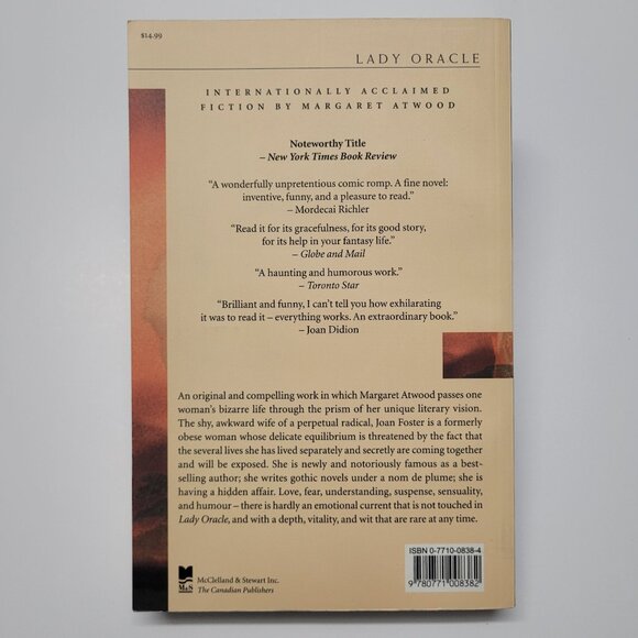 1998 Lady Oracle By Margaret Atwood Book - Paperback - Picture 3 of 8